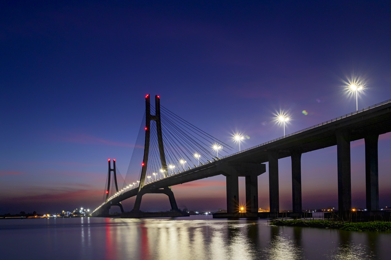 Link Trang Chủ PG88.Com Mới #2026 cao tốc Mỹ An - Cao Lãnh sẽ kết nối với cầu Cao Lãnh đi qua cầu Vàm Cống và tuyến cao tốc Lộ Tẻ - Rạch Sỏi đi Kiên Giang. Trong ảnh là cầu Vàm Cống.