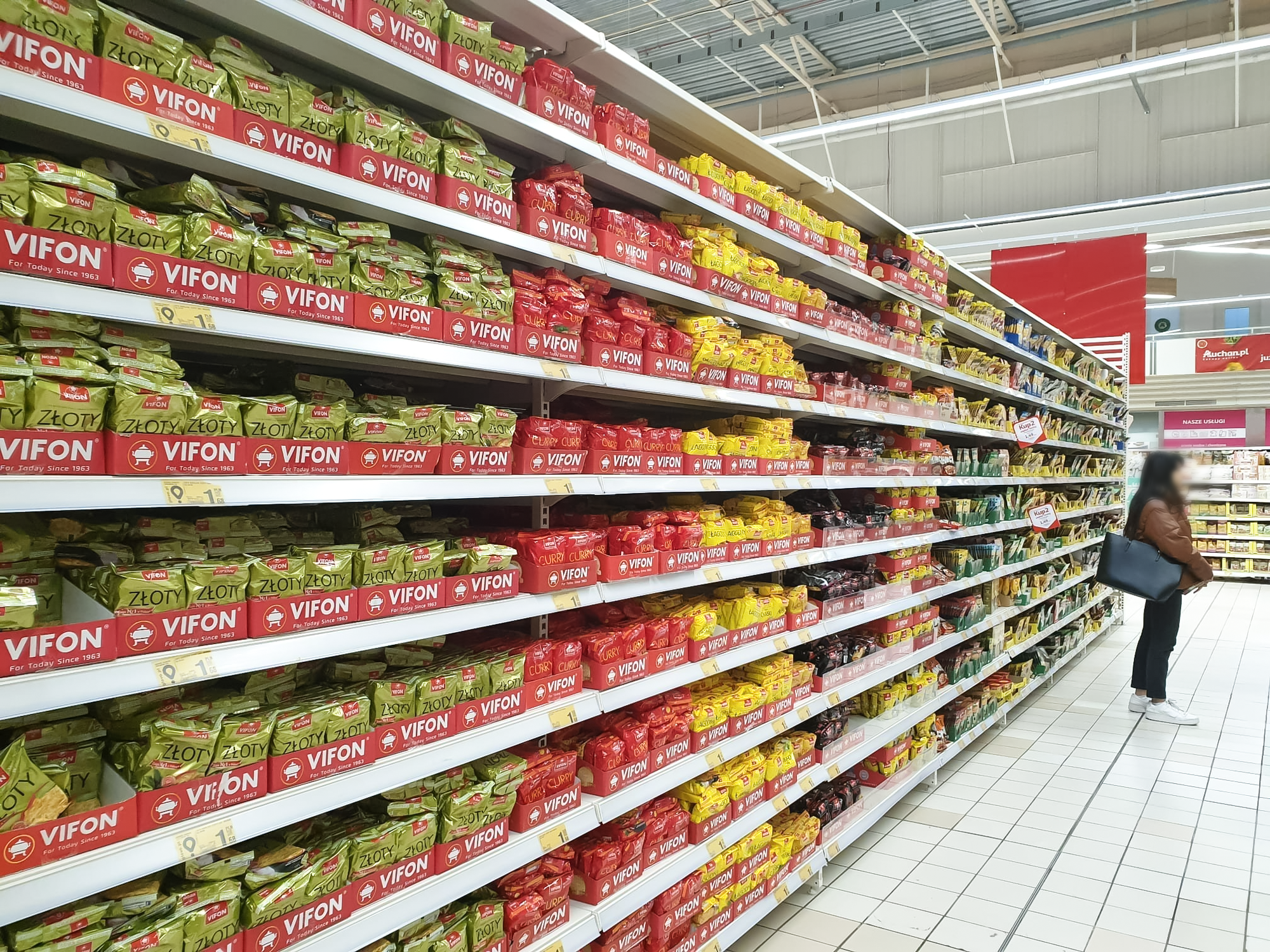VIFON chiếm đến 44,3% thị phần của thị trường m&igrave; ăn liền Ba Lan trong năm 2022.
