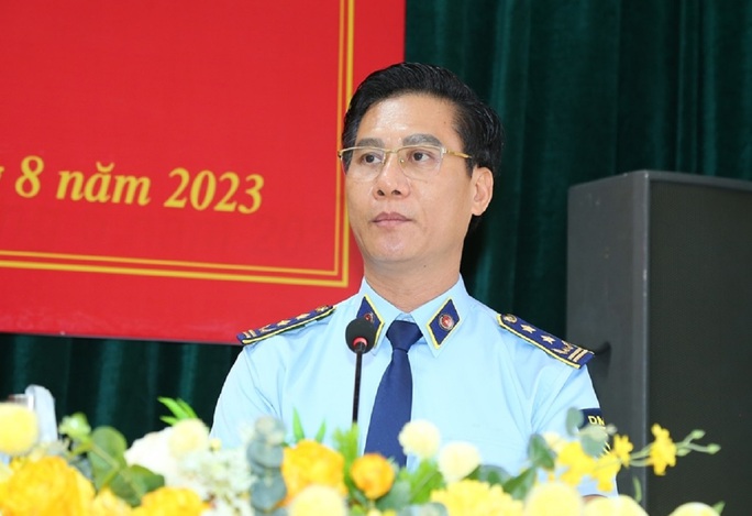 T&acirc;n Cục trưởng Cục Quản l&yacute; thị trường tỉnh Thanh H&oacute;a Lữ Minh Thư ph&aacute;t biểu nhận nhiệm vụ