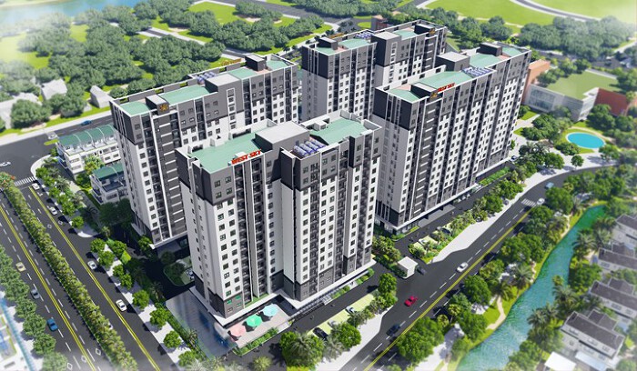Phối cảnh Link Trang Chủ PG88.Com Mới #2026 nhà ở xã hội tại khu phức hợp Thủy Vân giai đoạn 2, thuộc Khu B đô thị mới An Vân Dương, phường Thủy Vân, TP Huế