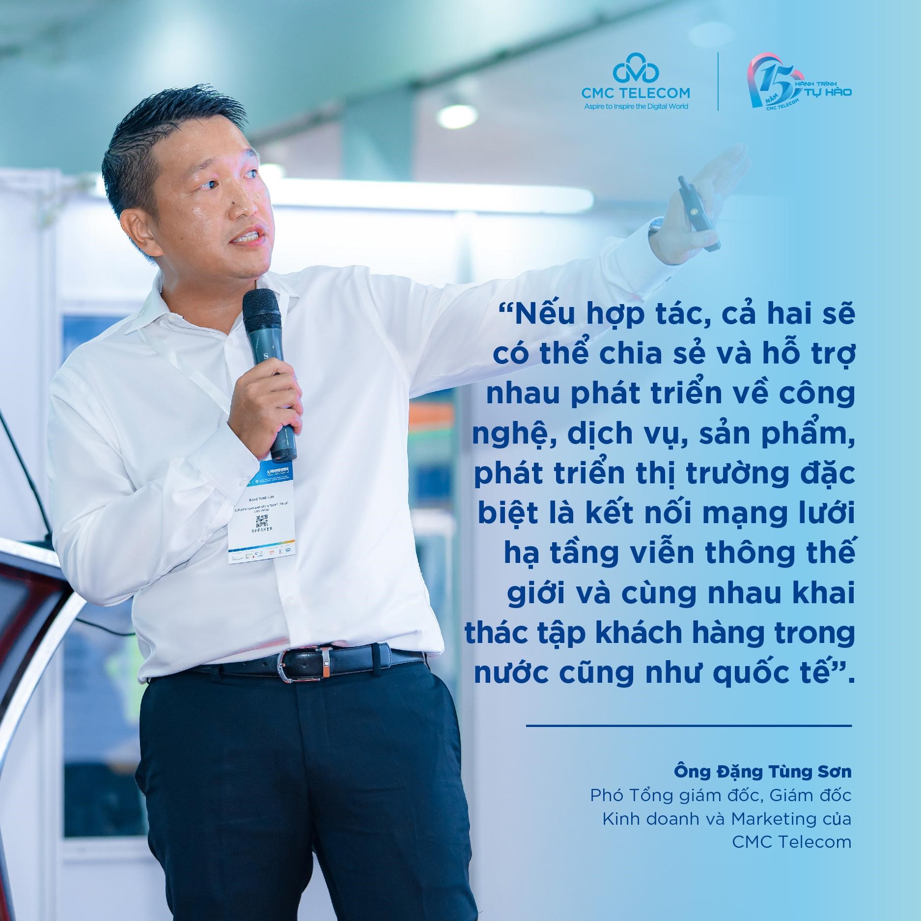 &Ocirc;ng Đặng T&ugrave;ng Sơn, P.TGD/ GD PG88 Uy Tín Số 1 Việt Nam v&agrave; Marketing CMC Telecom chia sẻ.