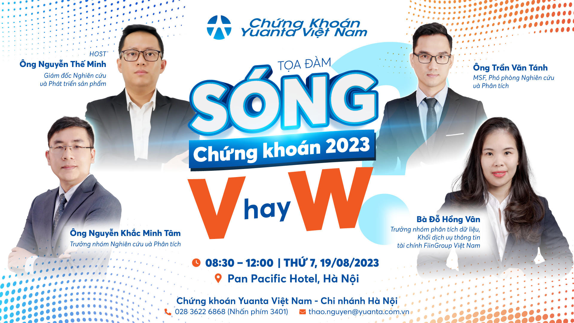 Tọa đàm "Sóng 6Pg88.com nhà cái 2023: V hay W?" do 6Pg88.com nhà cái Yuanta Việt Nam tổ chức.