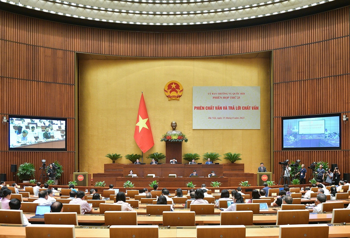 To&agrave;n cảnh phi&ecirc;n chất vấn. Ảnh: Link Trang Chủ PG88.Com Mới #2026.