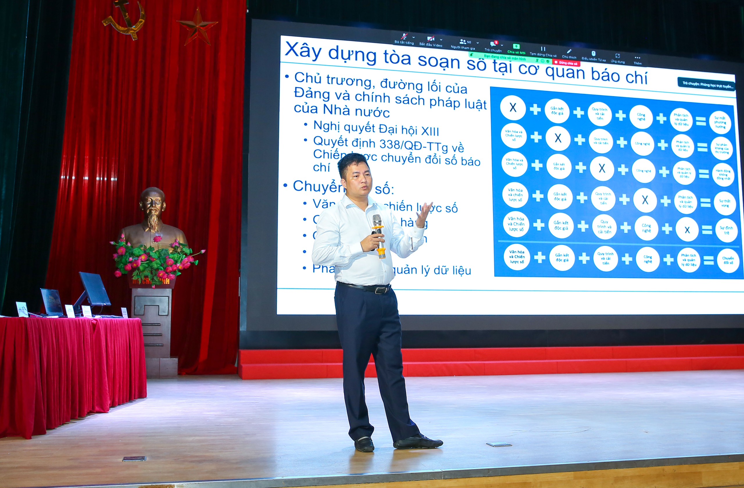 Chuy&ecirc;n gia chia sẻ về t&ograve;a soạn số trong bối cảnh chuyển đổi số b&aacute;o ch&iacute; ở Việt Nam.