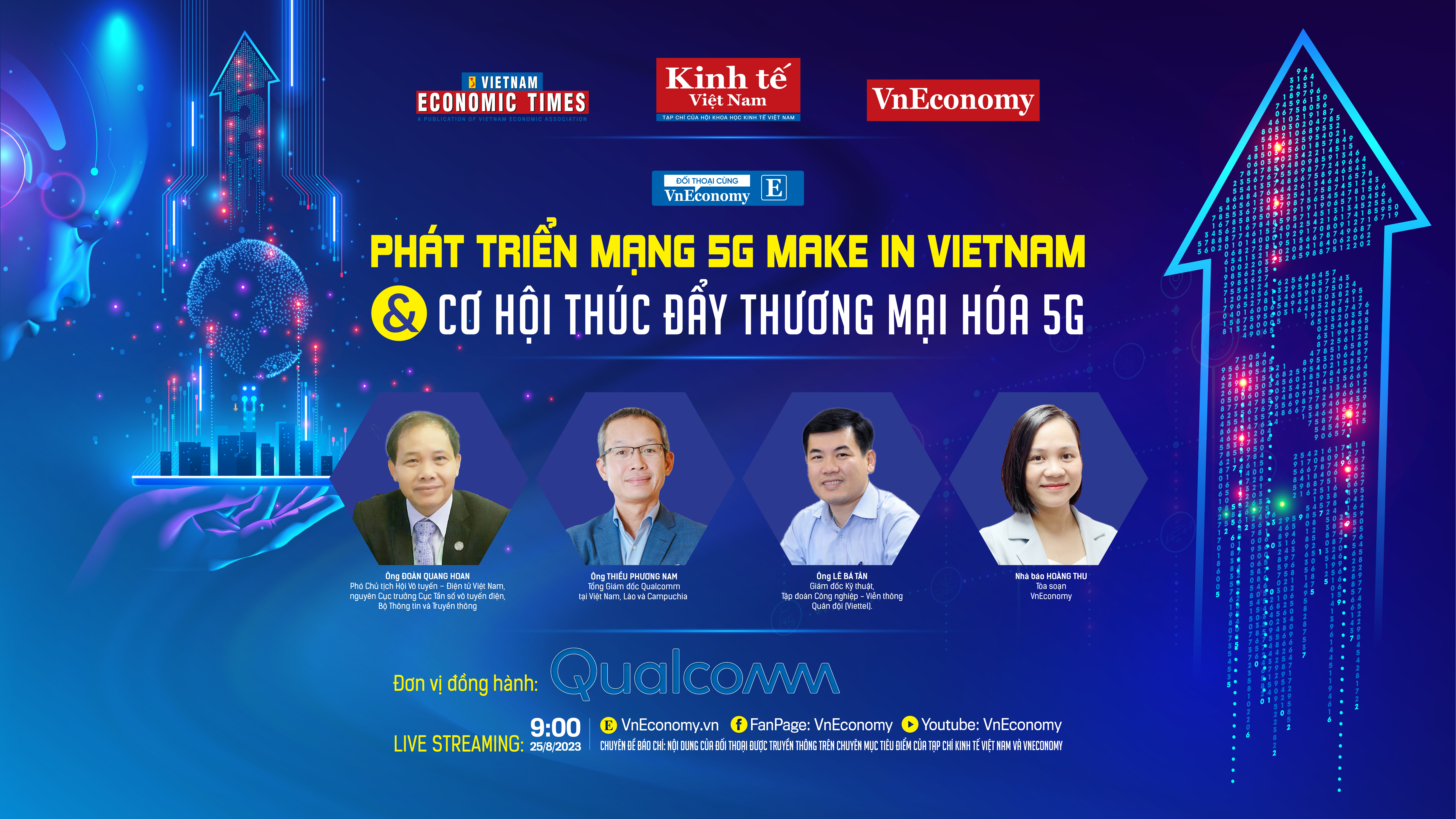 [Trực tiếp]: “Phát triển mạng 5G Make in Vietnam và cơ hội thúc đẩy Pg88ok ưu đãi hấp dẫn hóa 5G”