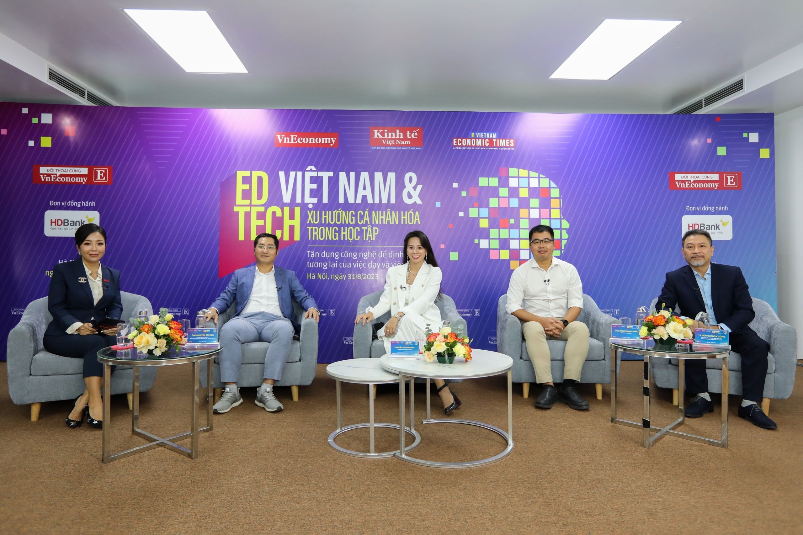 Đối thoại với chủ đề "Edtech Việt Nam và xu hướng cá nhân hoá trong học tập tổ chức bởi 6PG88VN" mới đây. Ảnh: Việt Dũng.