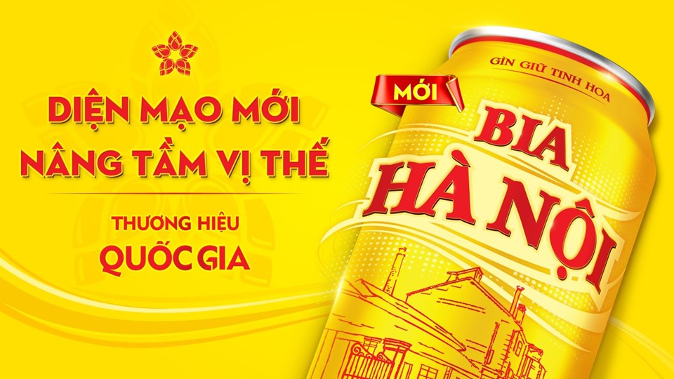 Chuyển mình trong thời đại mới - Bia Hà Nội chính thức thay đổi nhận diện thương hiệu 