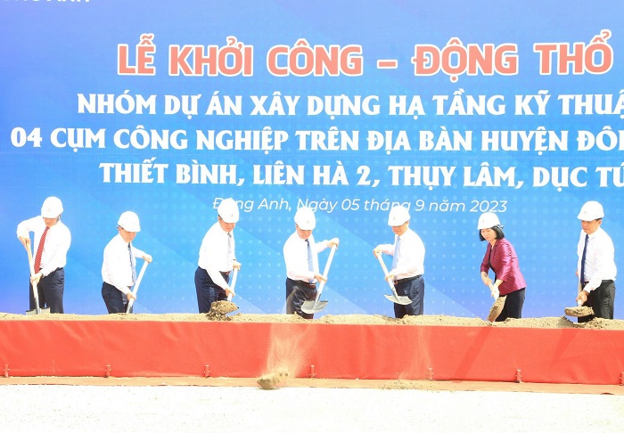 Hà Nội khởi công 4 cụm công nghiệp tại huyện Đông Anh