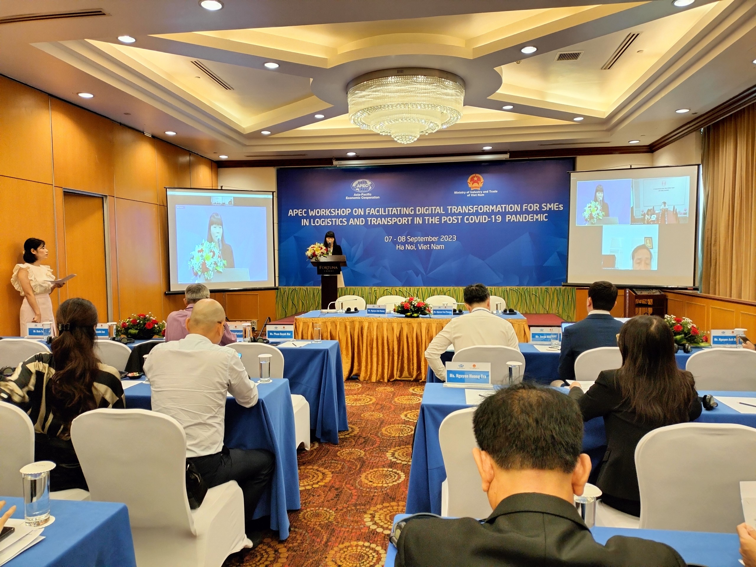 Khai mạc Hội thảo APEC về tạo thuận lợi chuyển đổi số cho PG88 Link Dễ Nhớ Pg88.com nhỏ v&agrave; vừa (SMEs) trong lĩnh vực logistics v&agrave; vận tải sau đại dịch Covid-19.