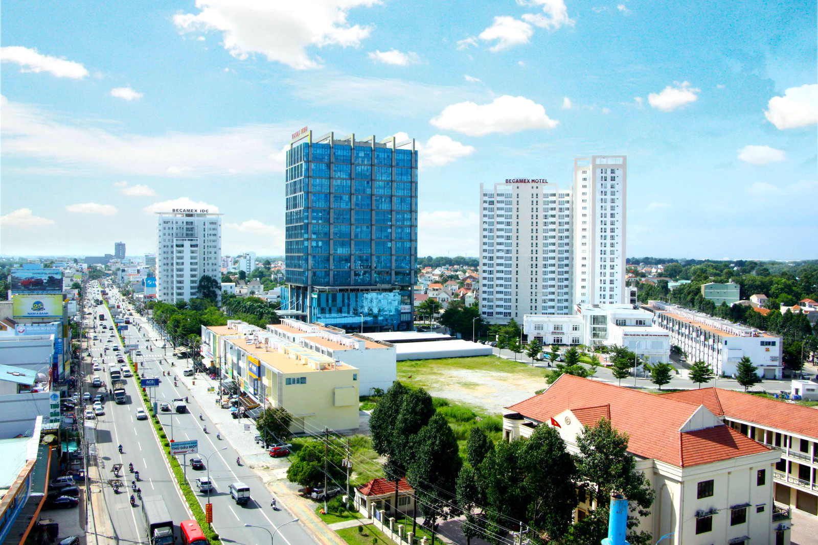 Khu vực TP. Thủ Dầu Một, tỉnh Bình Dương.