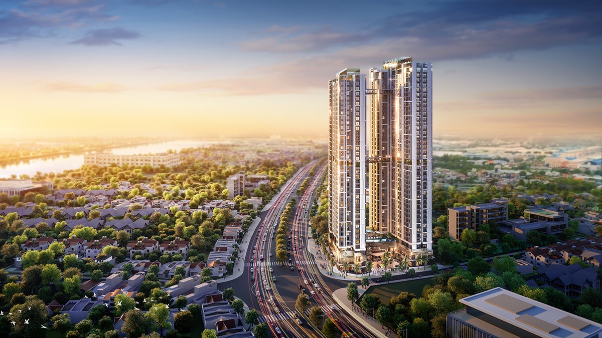 Những dự &aacute;n dọc theo đại lộ B&igrave;nh Dương hưởng lợi nhiều nhất từ Đồ &aacute;n quy hoạch tổng thể th&agrave;nh phố Thuận An. Phối cảnh The Emerald 68.