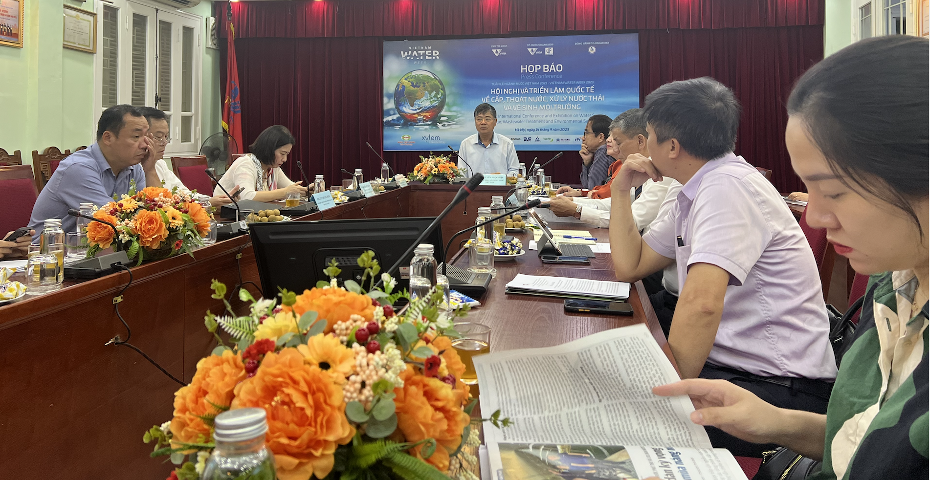 Hội Cấp Tho&aacute;t nước Việt Nam (VWSA) tổ chức họp b&aacute;o c&ocirc;ng bố tổ chức Tuần lễ ng&agrave;nh Nước Việt Nam - Vietnam Water Week 2023 với chủ đề &ldquo;Nước v&igrave; chất lượng cuộc sống v&agrave; ph&aacute;t triển bền vững&rdquo;.&nbsp;