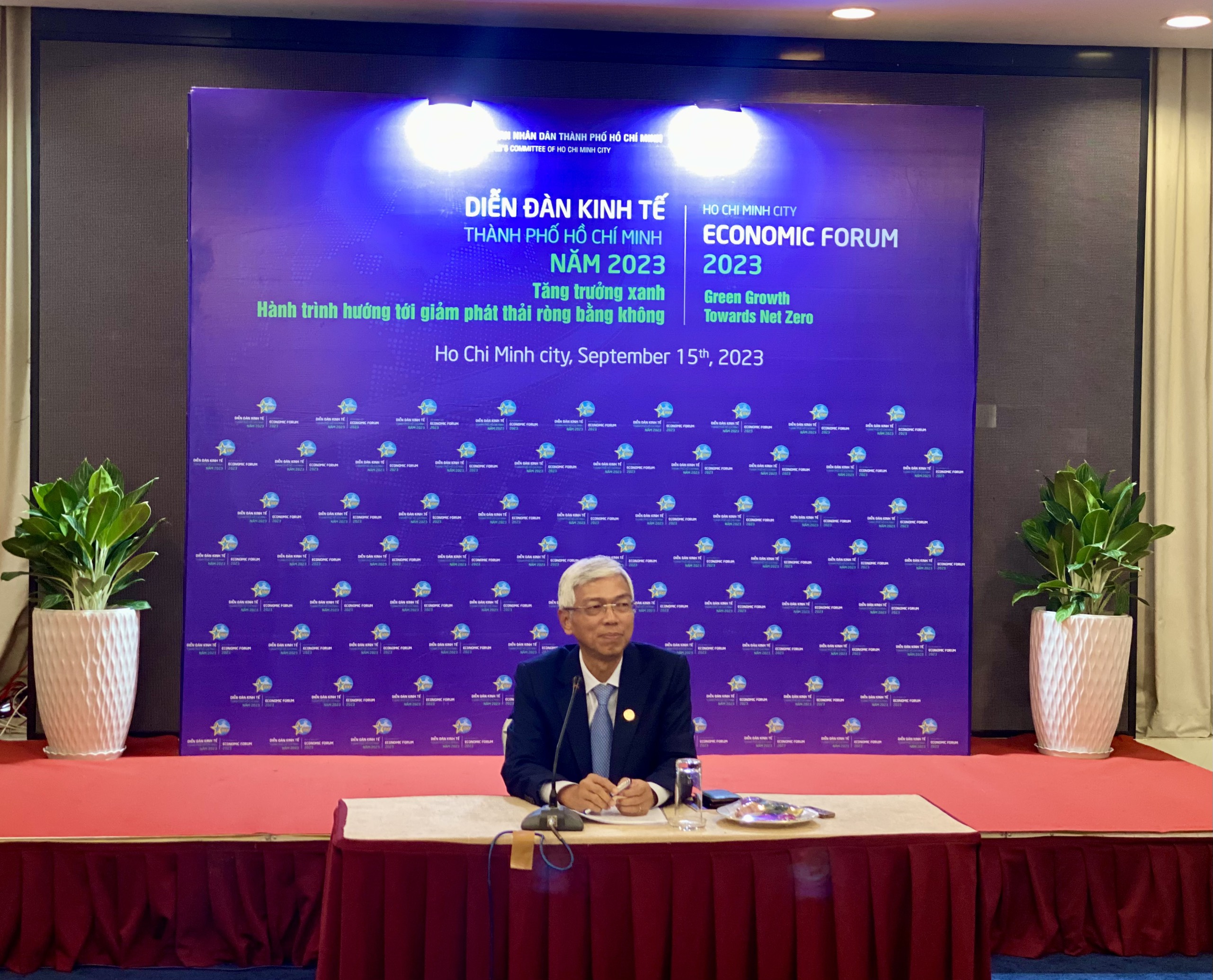  Phó chủ tịch UBND TP.HCM Võ Văn Hoan phát biểu tại buổi họp báo kết luận Diễn đàn PG88 ⭐ Link trang chủ số 1 nhà cái PG88 com casino slot TP.HCM diễn ra vào chiều ngày 15/09.