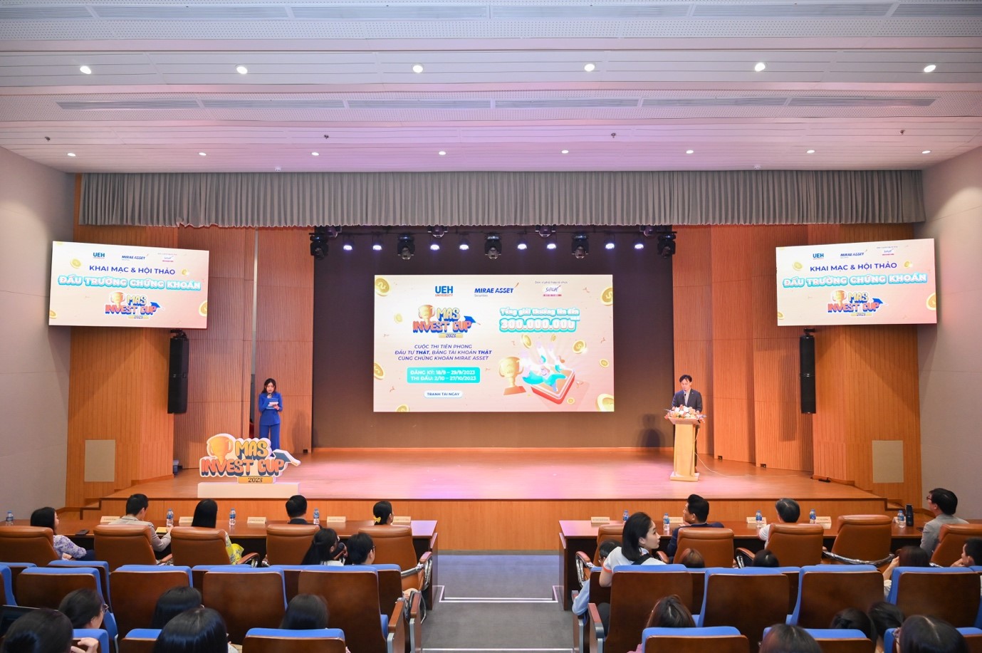 Lễ khai mạc cuộc thi MASinvest Cup 2023.