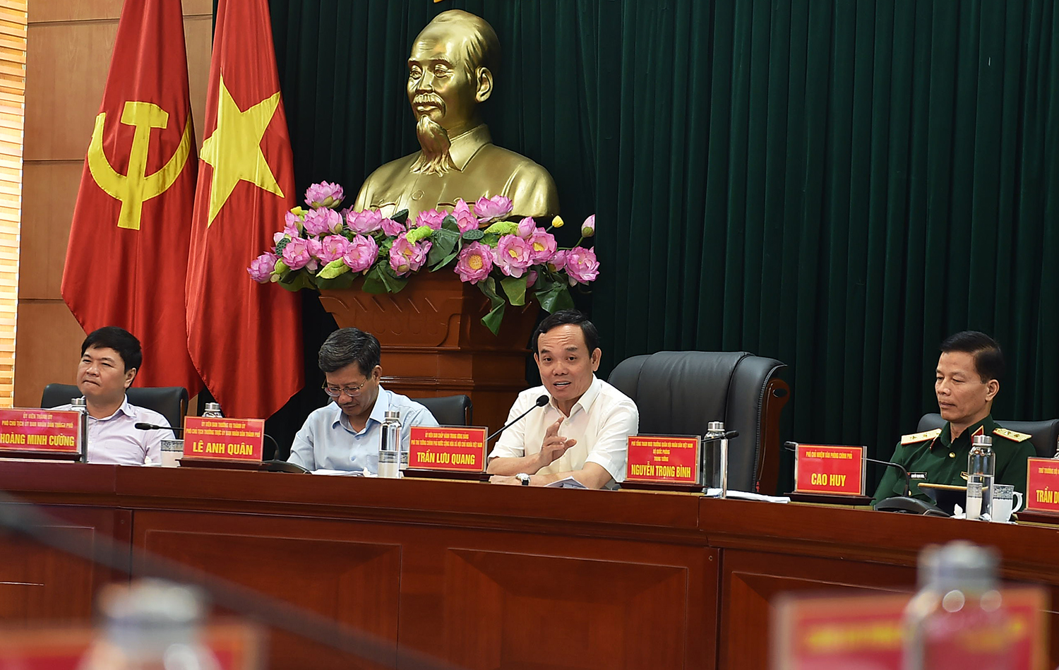 Phó Thủ tướng Trần Lưu Quang Pg88hi Thể Thao, Bóng Đá, Casino, Nổ Hũ, Xổ Số với các địa phương: Quảng Ninh, Hải Phòng và Hải Dương về tình hình sản xuất PG88 Uy Tín Số 1 Việt Nam, chống buôn lậu - Ảnh: VGP