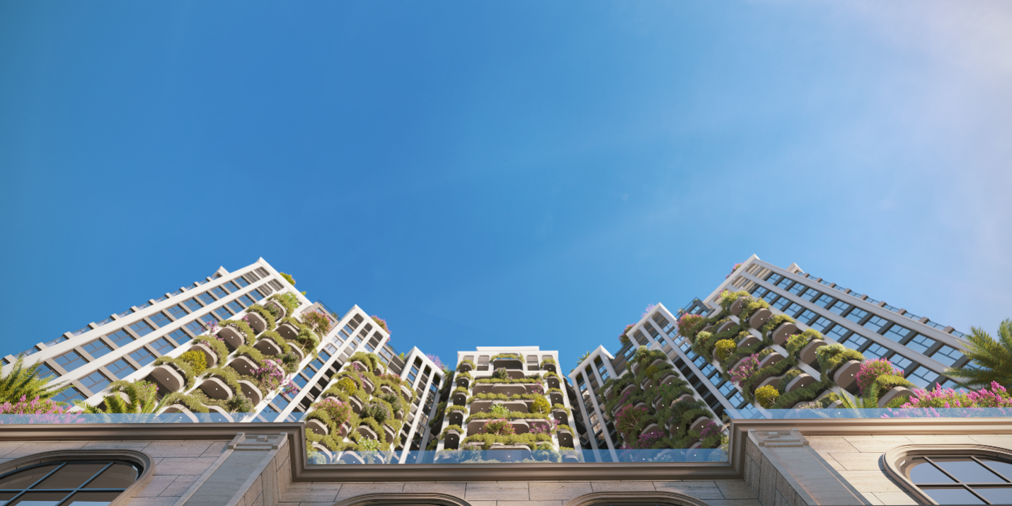 Thiết kế h&igrave;nh c&aacute;nh buồm đặc biệt của Central Park Residences.&nbsp;