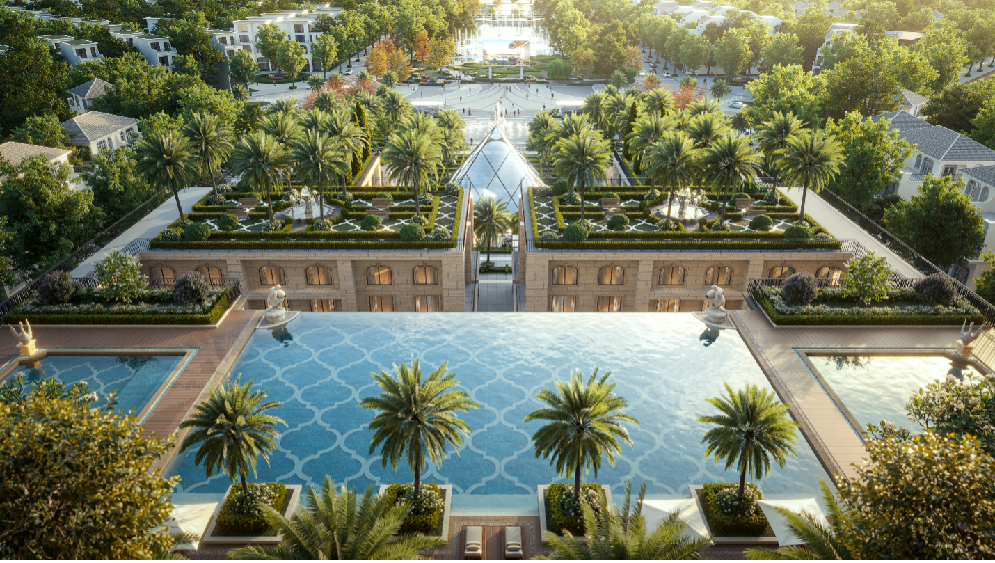 Bể bơi v&ocirc; cực gi&uacute;p tăng trải nghiệm cho cư d&acirc;n Central Park Residences.&nbsp;