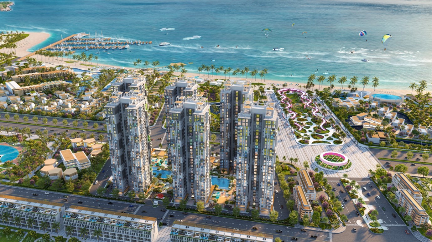 Đ&ocirc; thị biển với đầy đủ tiện &iacute;ch được săn đ&oacute;n khi B&igrave;nh Thuận chỉ c&ograve;n c&aacute;ch TP.HCM 2 giờ.