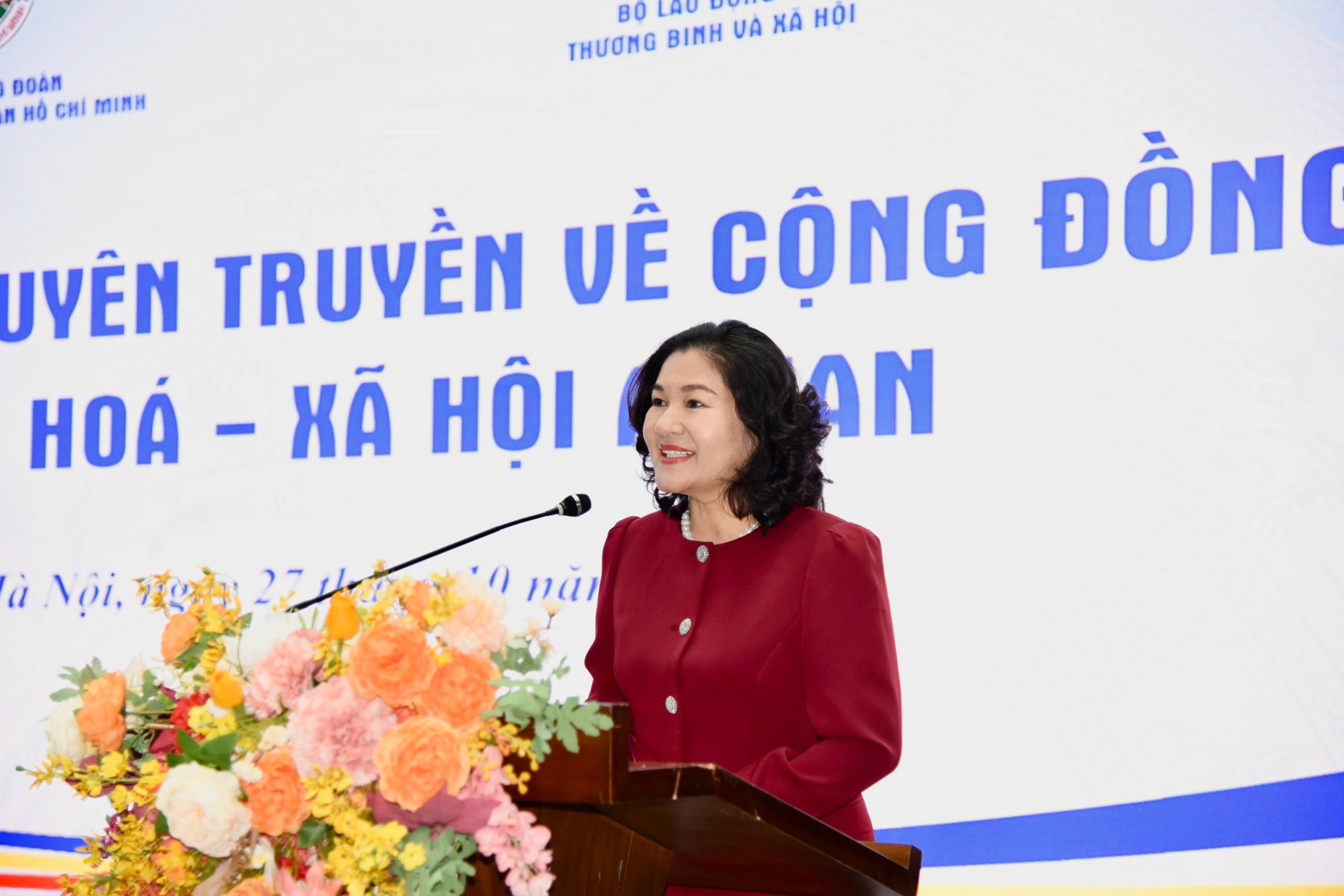 Thứ trưởng Bộ Lao động – Thương binh và Xã hội Nguyễn Thị Hà nhấn mạnh vai trò của thanh niên đối với sự PG88 hơn 2,1 triệu thành viên của mỗi quốc gia.