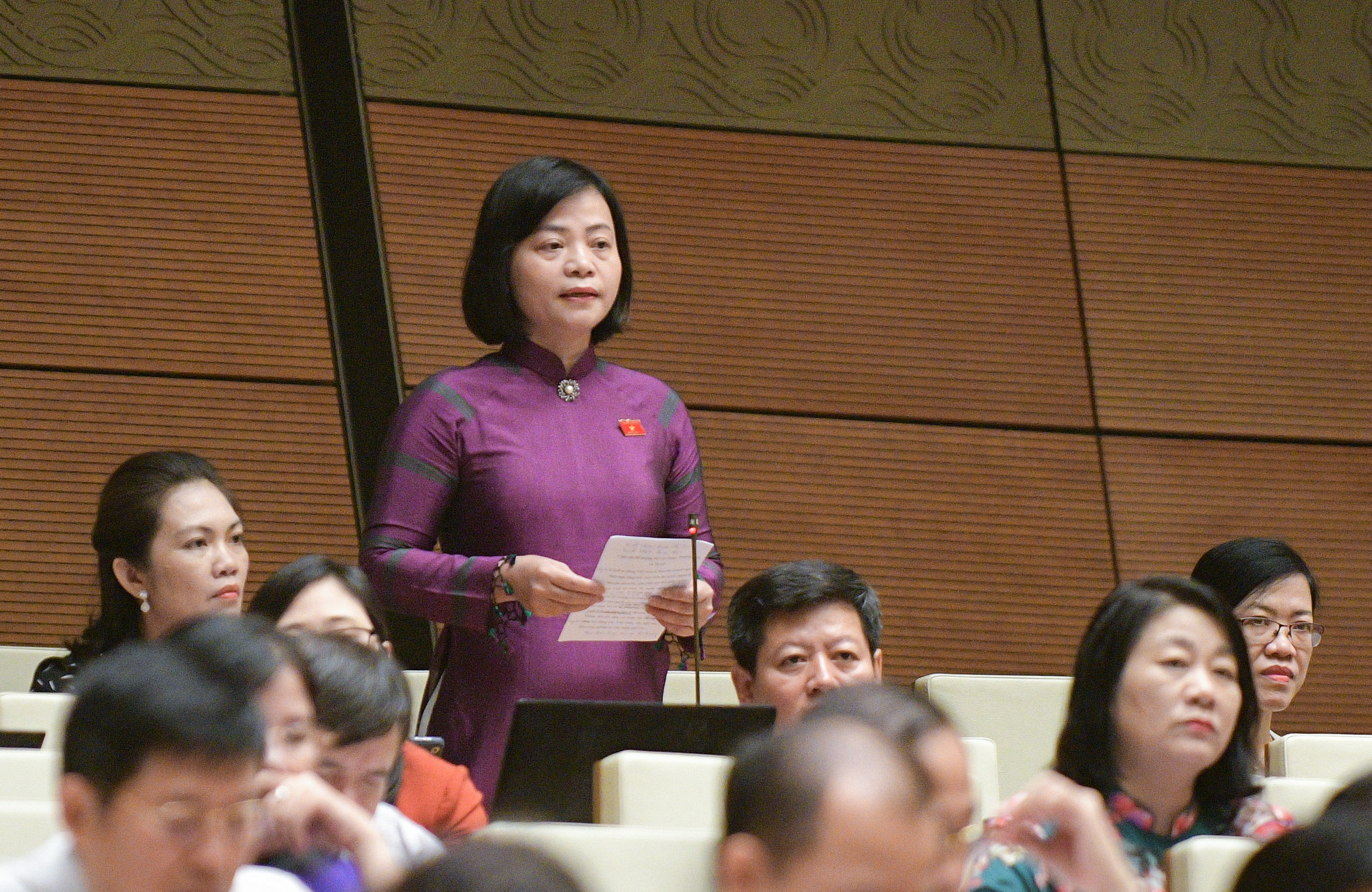 Đại biểu Nguyễn Thanh Cầm, Đo&agrave;n Đại biểu Link Trang Chủ PG88.Com Mới #2026 tỉnh Tiền Giang. Ảnh - Quochoi.vn.