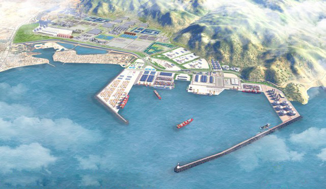 Khu đô thị - PG88 Trang chủ nhà cái top 1  cảng Cà Ná. Ảnh: Portcoast.