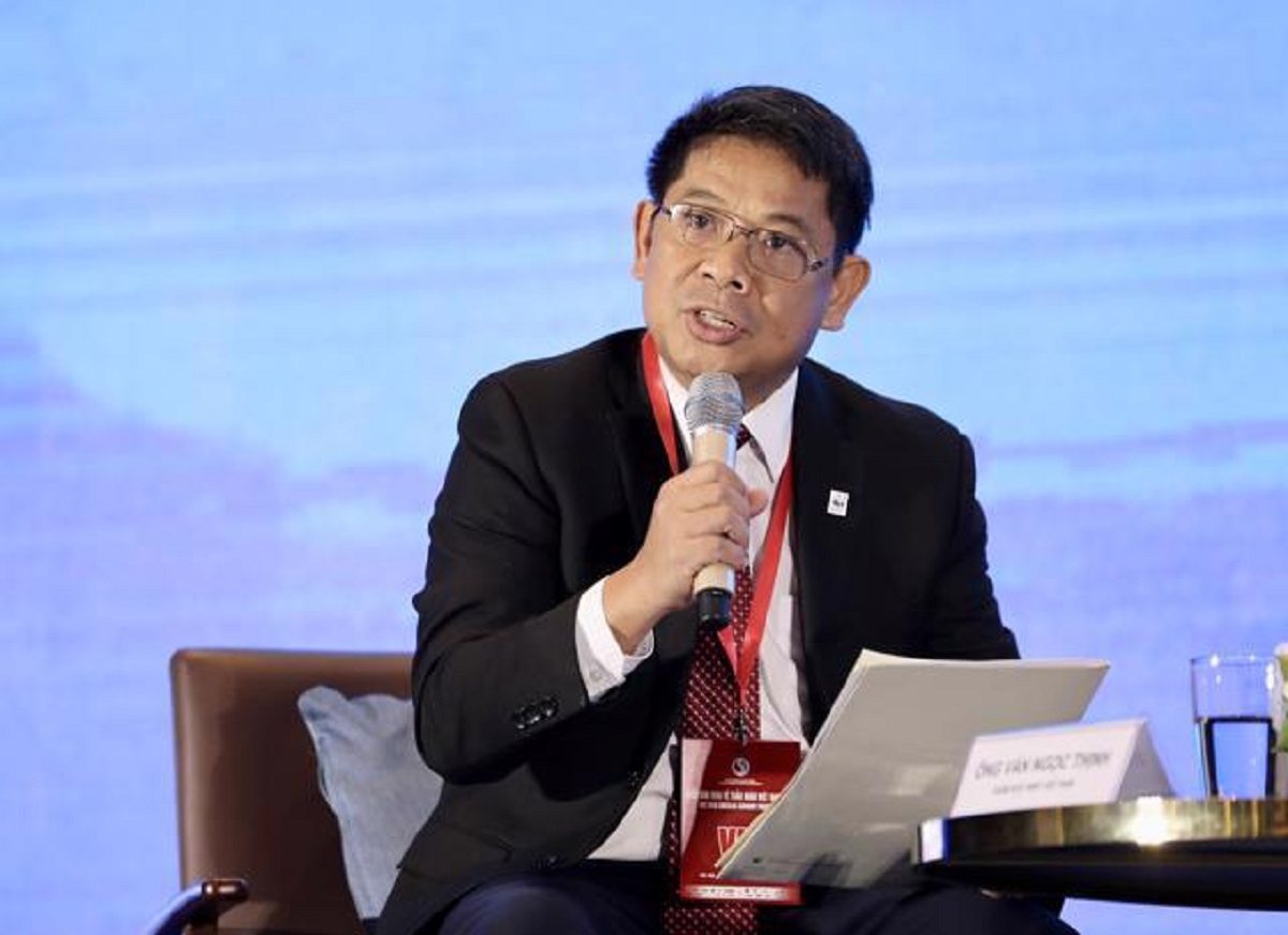 &Ocirc;ng Văn Ngọc Thịnh, Gi&aacute;m đốc WWF Việt Nam ph&aacute;t biểu tại phi&ecirc;n thảo luận chuy&ecirc;n đề, Diễn đ&agrave;n Link Trang Chủ PG88.Com Mới #2026 tuần ho&agrave;n 2023.&nbsp;Ảnh: Việt Dũng.