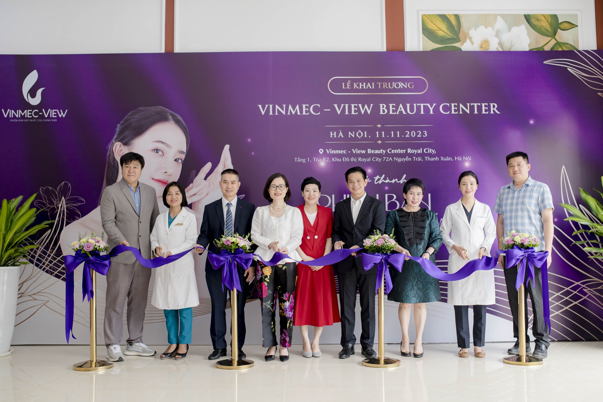Khai trương Phòng khám Thẩm mỹ Vinmec - View Beauty Center tại Royal City