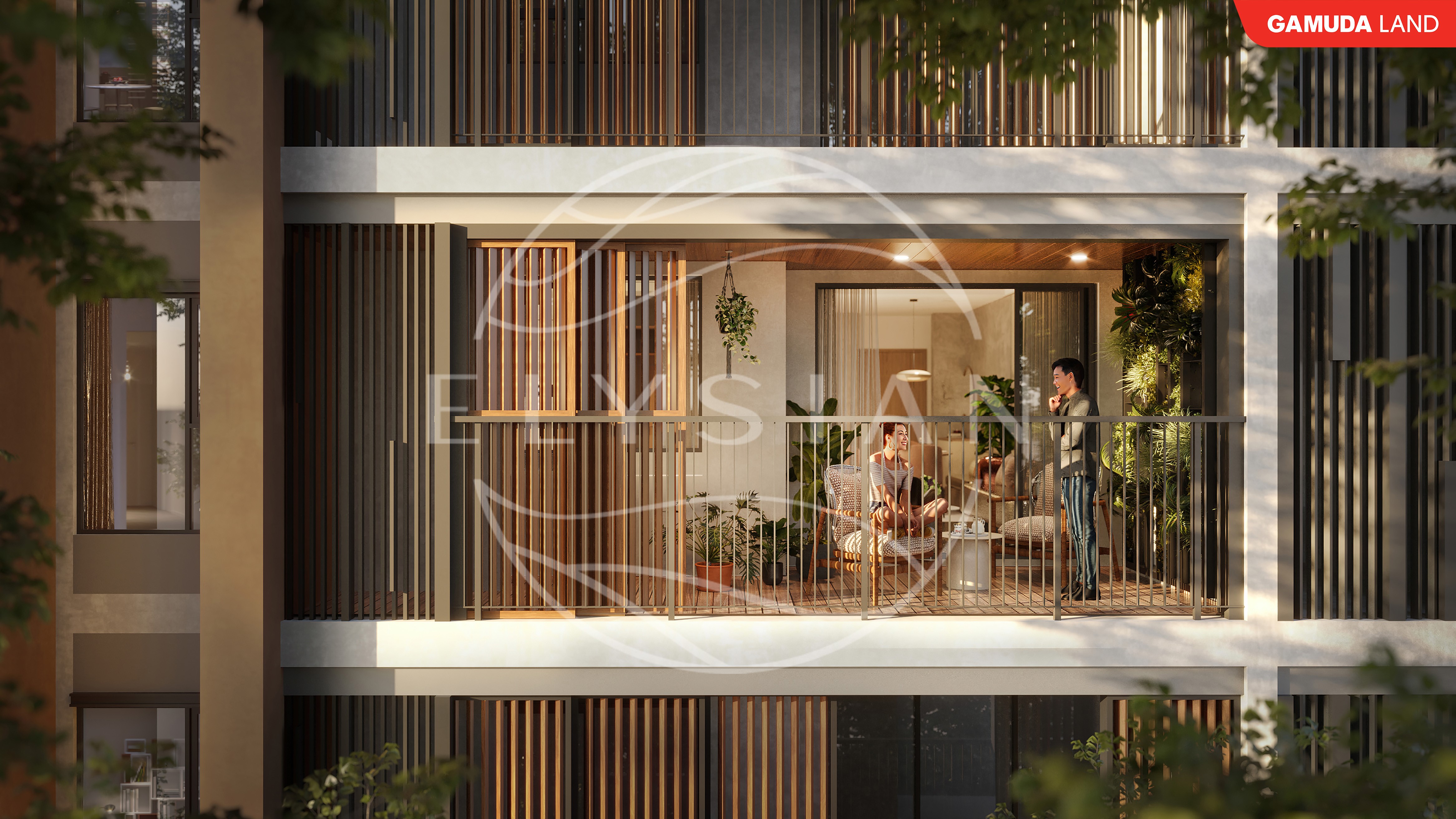 Elysian mang đến thị trường những s&aacute;ng tạo kh&ocirc;ng gian độc bản như căn hộ Lanai.