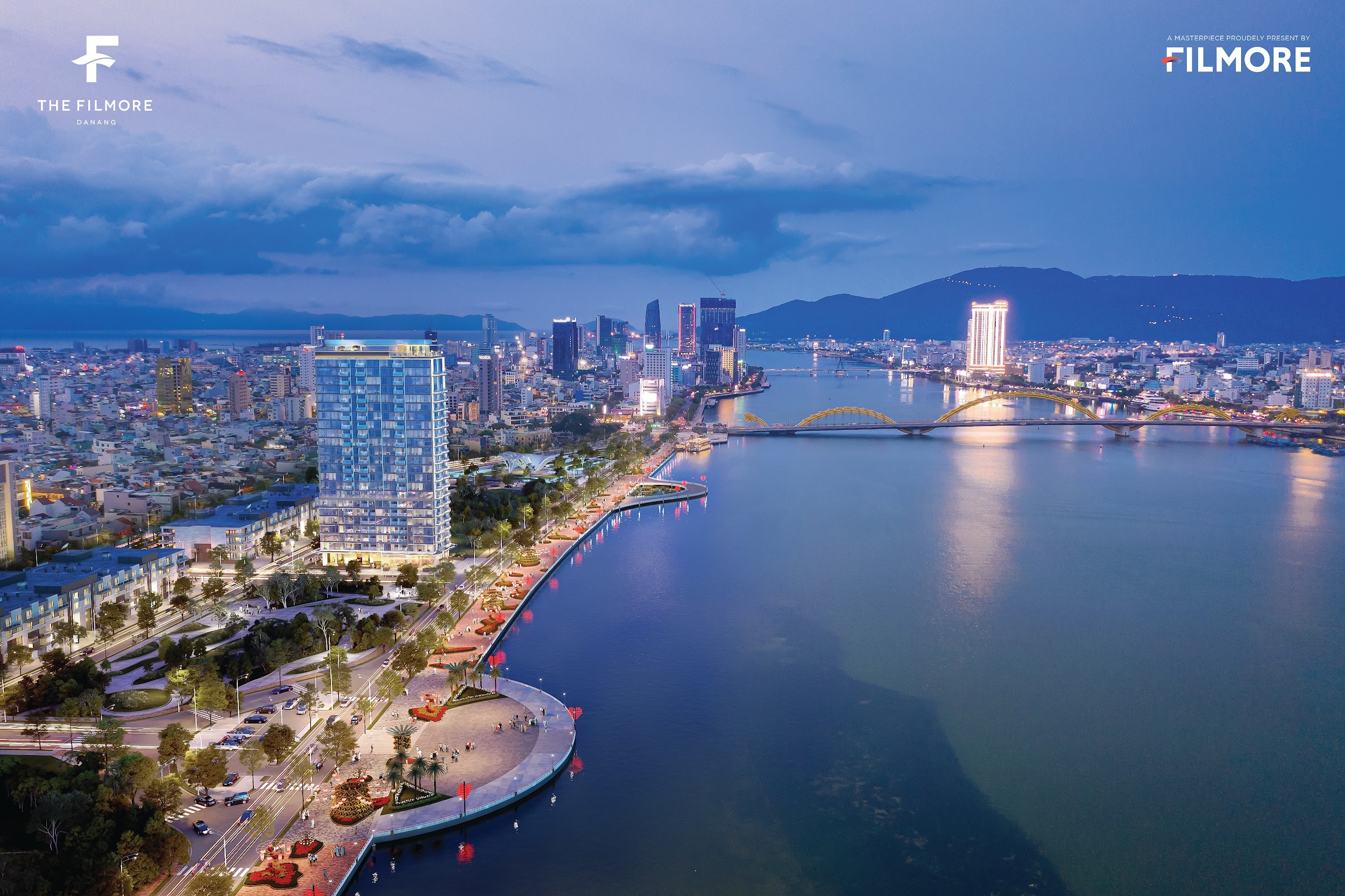 The Filmore Da Nang sở hữu vị thế độc t&ocirc;n b&ecirc;n s&ocirc;ng H&agrave;n, quận Hải Ch&acirc;u, th&agrave;nh phố Đ&agrave; Nẵng.