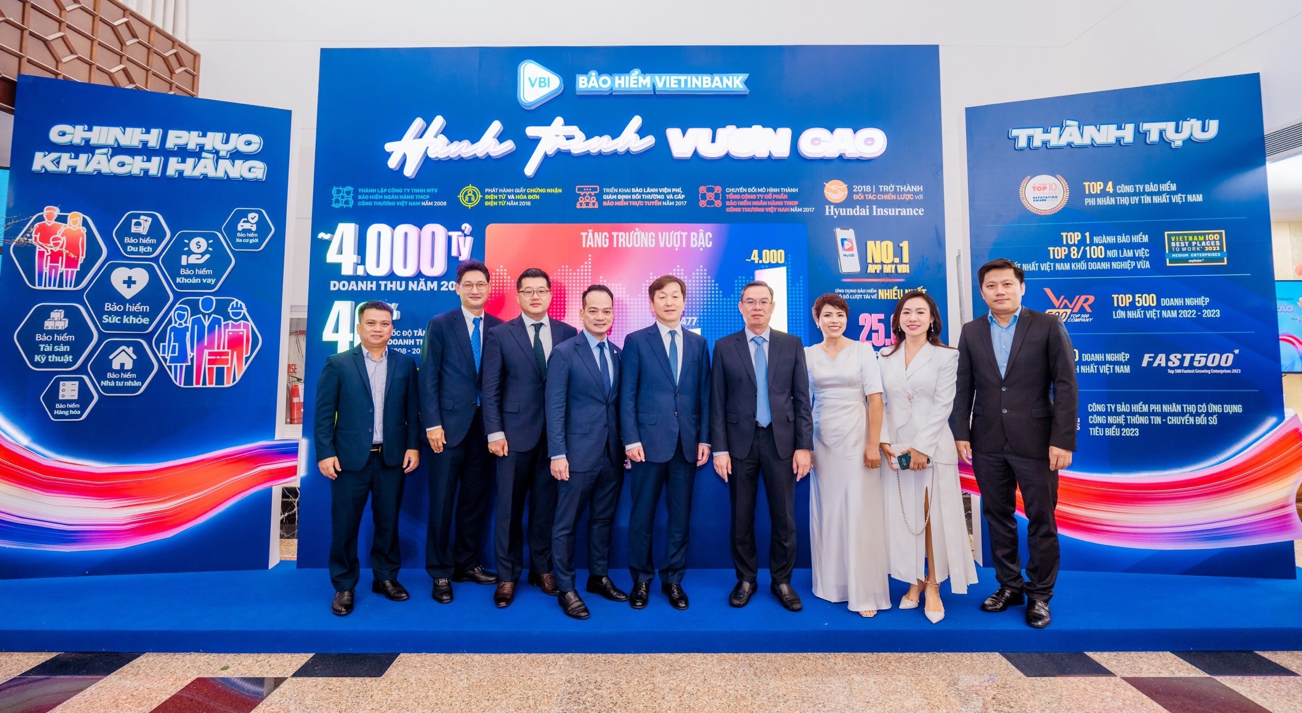 Lãnh đạo cơ quan nhà nước, Đại sứ quán Hàn Quốc, Pg88 com chính chủ Công Thương, Bảo hiểm VietinBank tham dự sự kiện.