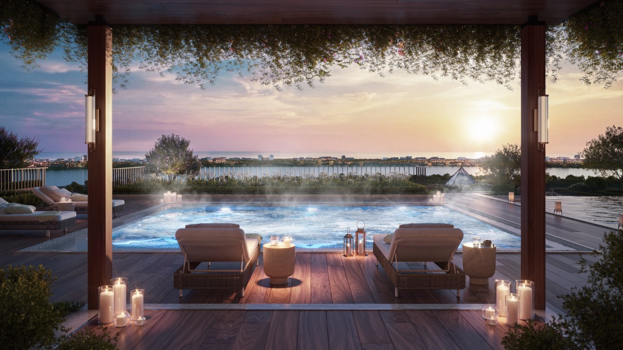 Bể sục Jaccuzi.