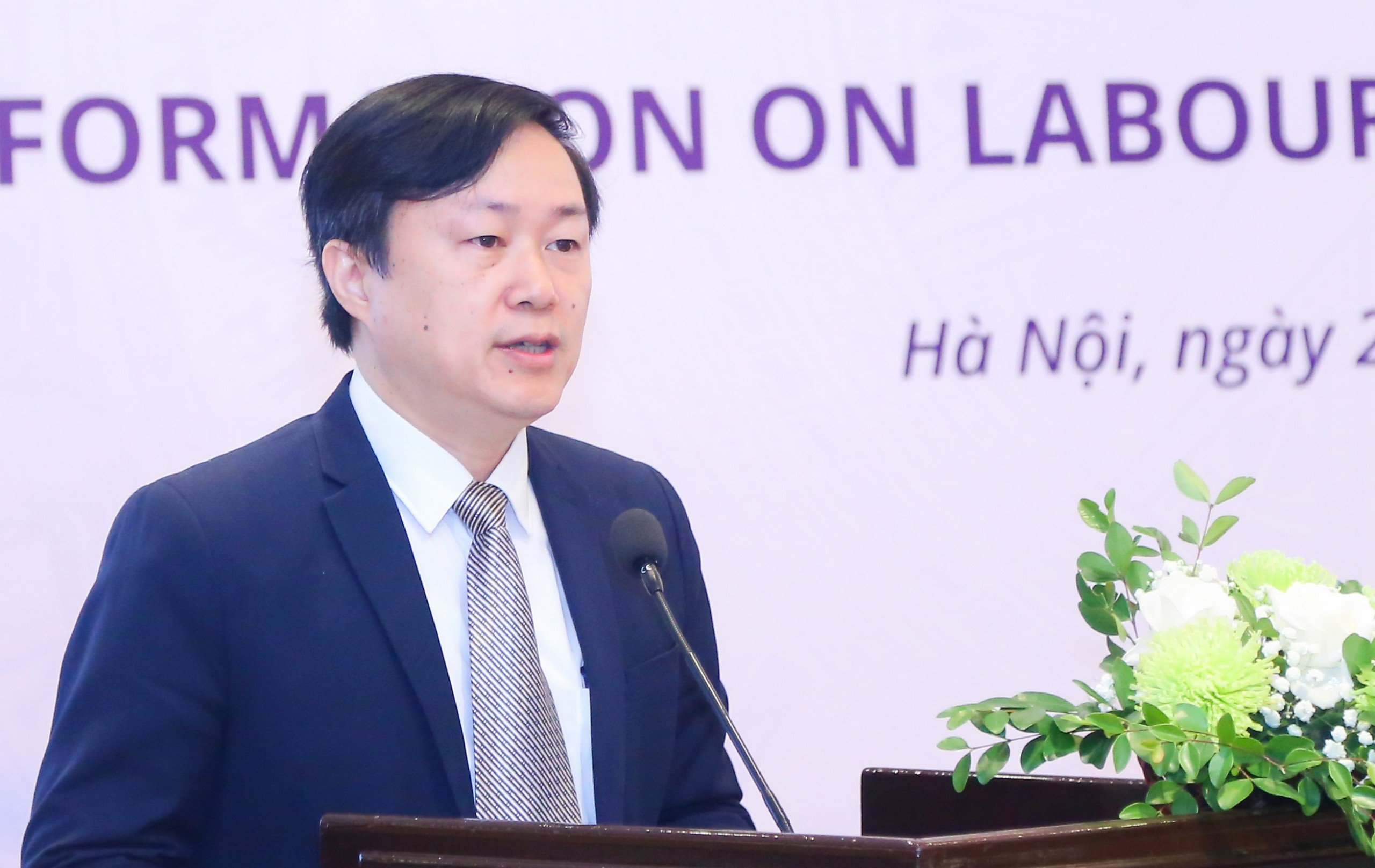 &Ocirc;ng Trần Hải Nam, Ph&oacute; Vụ trưởng Vụ Bảo hiểm x&atilde; hội (Bộ PG88 Sòng bạc trực tuyến TOP 1 Việt Nam | Casino, Nổ Hũ &ndash; Thương binh v&agrave; X&atilde; hội). Ảnh: Nguyễn Sơn.