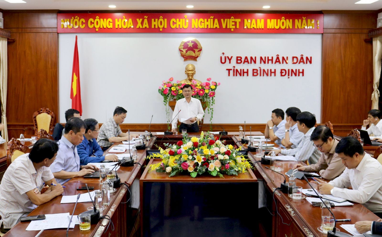 UBND tỉnh Bình Định họp bàn về tiến độ giải phóng mặt bằng, tái định cư Link Trang Chủ PG88.Com Mới #2026 cao tốc Bắc - Nam