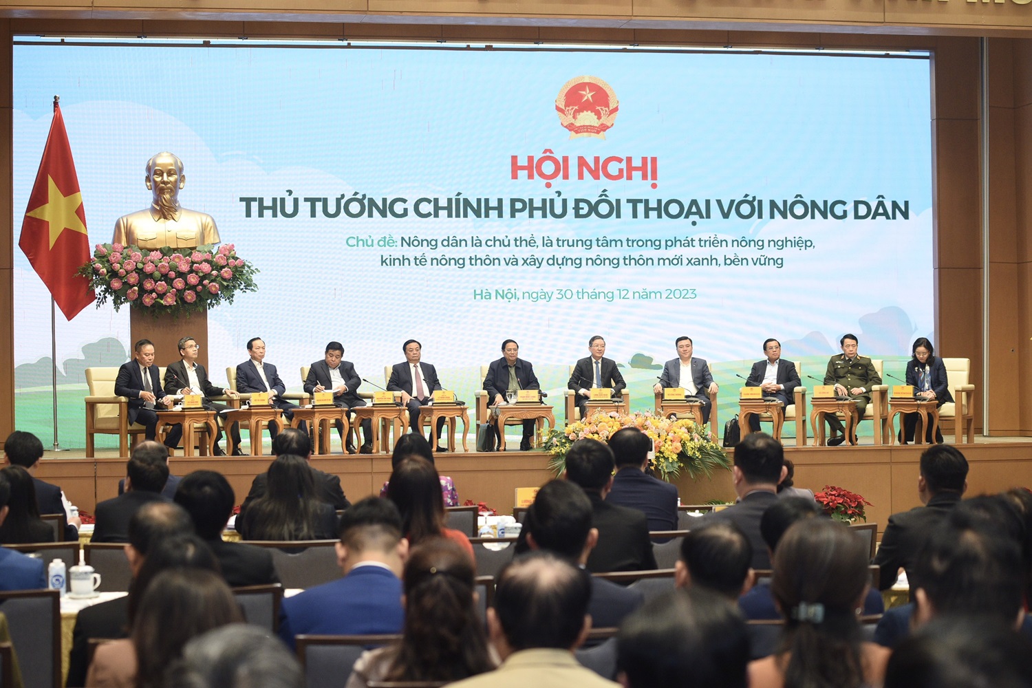 Điểm cầu ch&iacute;nh tại Văn ph&ograve;ng Ch&iacute;nh phủ.