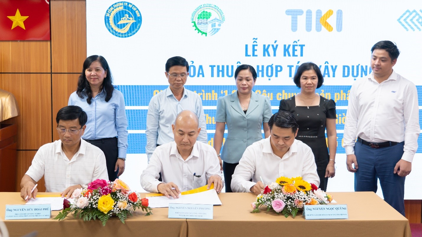 Lễ ký hợp tác xây dựng Sàn Giao dịch thịt heo tại TP.HCM.