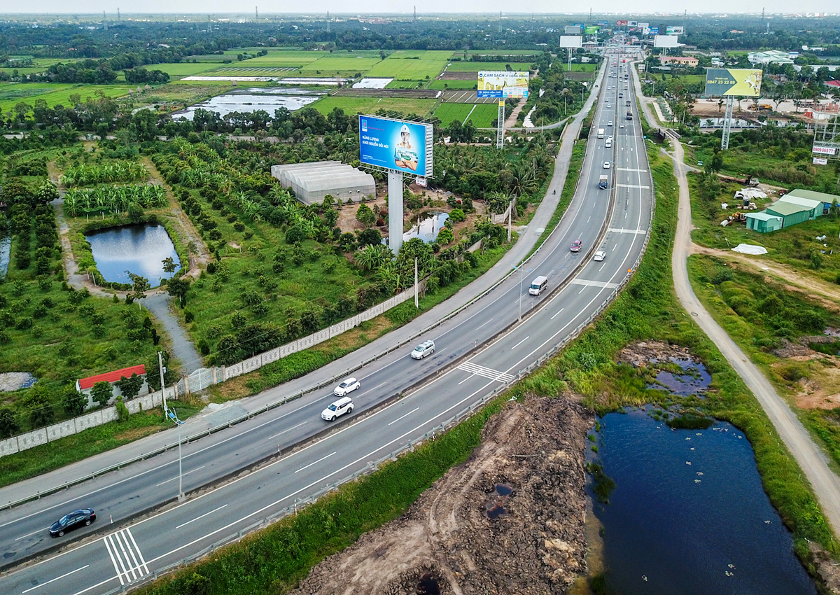 Cao tốc Mỹ An - Cao Lãnh khi hoàn thành sẽ giúp  gim tải cho Quốc lộ 1 - Ảnh minh hoạ