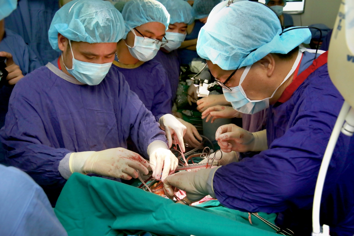 Một ca phẫu thuật gh&eacute;p tạng.