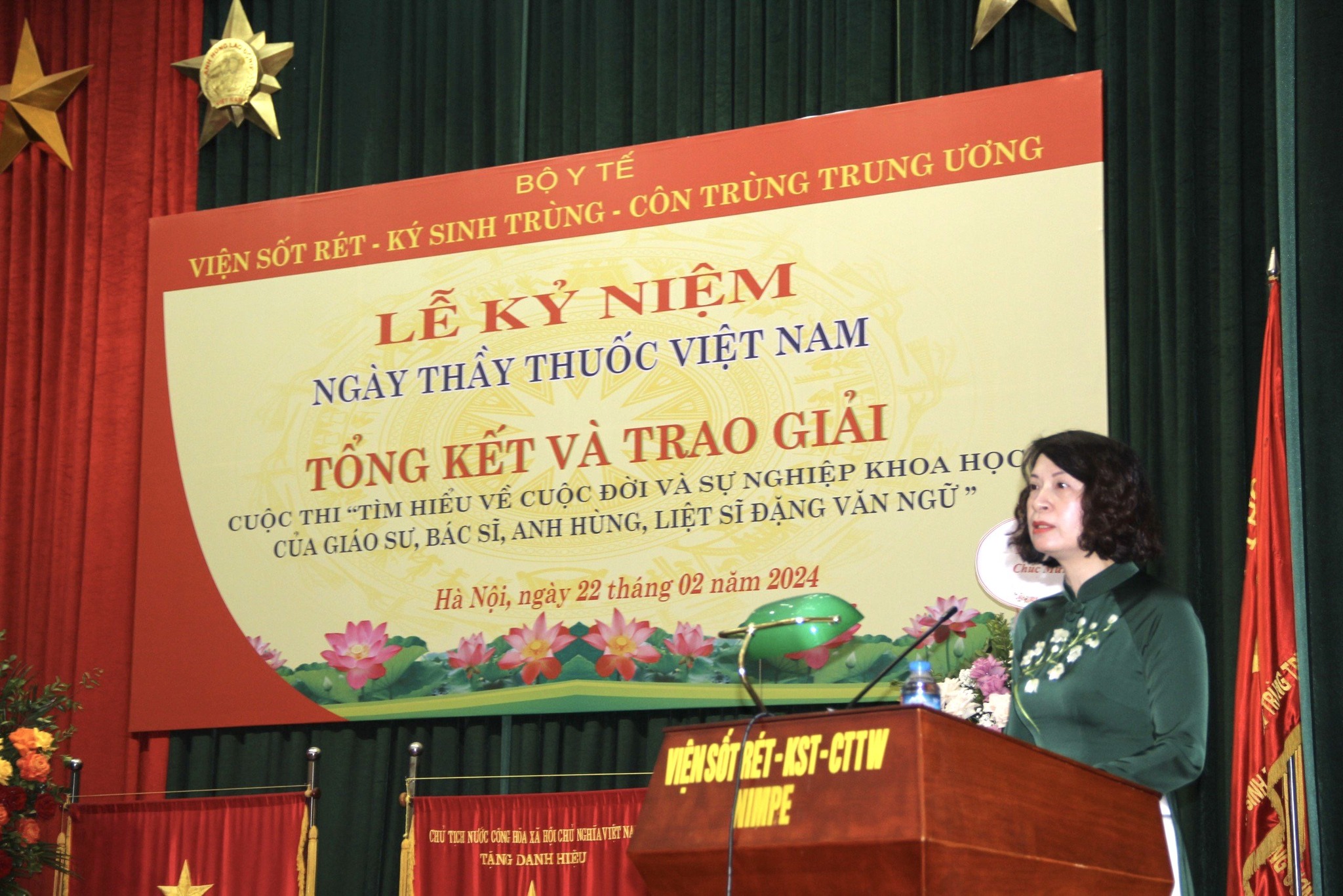 Thứ trưởng Bộ Y tế Nguyễn Thị Li&ecirc;n Hương chia sẻ tại chương tr&igrave;nh. Ảnh: H&agrave; Quy&ecirc;n.