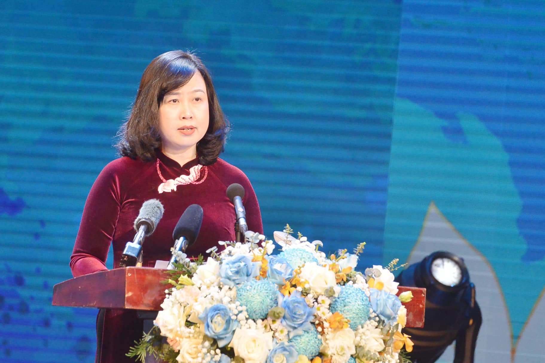 Bộ trưởng Bộ Y tế Đ&agrave;o Hồng Lan.