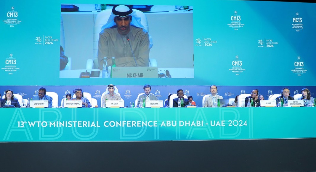 Hội nghị Bộ trưởng WTO lần thứ 13 (MC13) được tổ chức tại Abu Dhabi, Tiểu vương quốc Ả Rập thống nhất (UAE). 