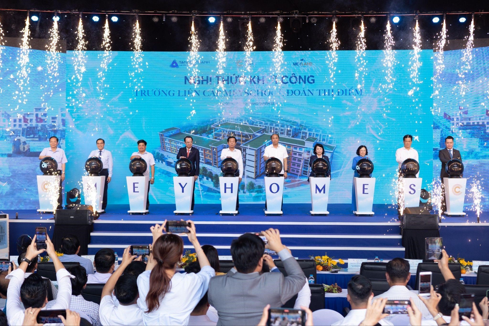 Khởi công trường liên cấp MeySchool Đoàn Thị Điểm tại Meyhomes Capital Phú Quốc