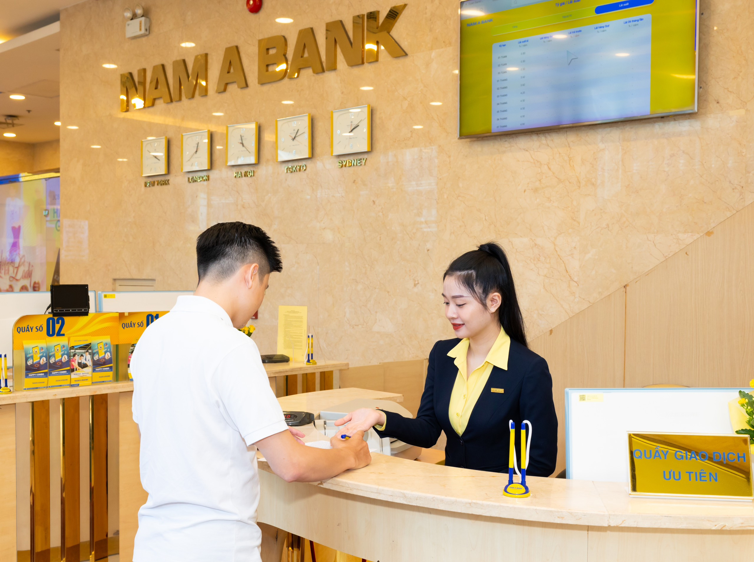Năm 2023,  lợi nhuận trước thuế năm 2023 của NAB đạt hơn 3.300 tỷ đồng, tăng 50% so với cùng kỳ năm 2022 và vượt 27% so với kế hoạch được Đại hội đồng cổ đông giao.