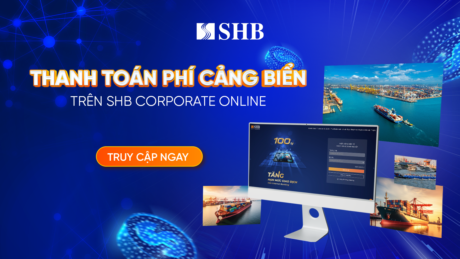 Thanh toán phí cảng biển qua kênh online sẽ giúp 6Pg88.con độc quyền mỗi ngày tiết kiệm đáng kể chi phí.