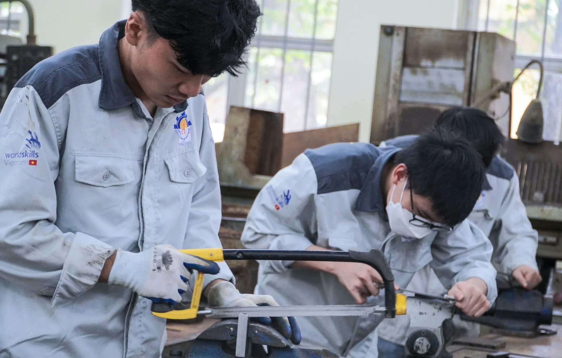 Đ&agrave;o tạo nghề cho sinh vi&ecirc;n. Ảnh minh họa.
