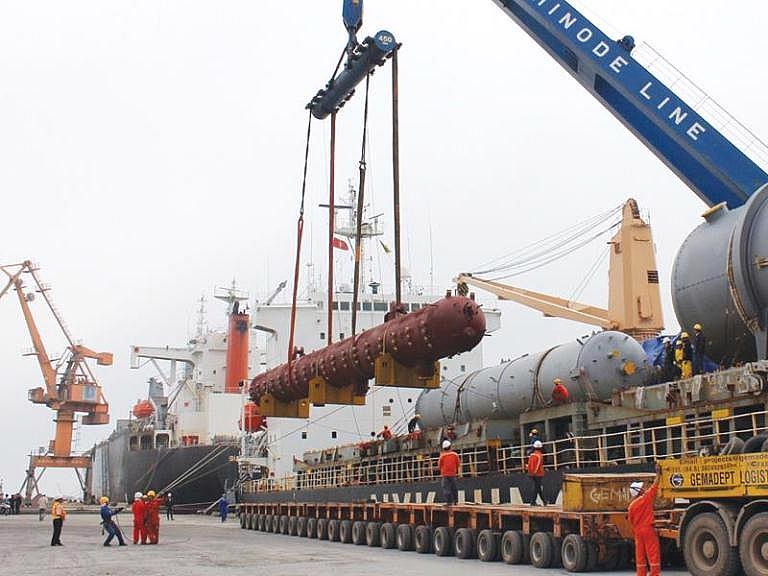 Nhập khẩu hàng hóa qua Cảng Nghi Sơn