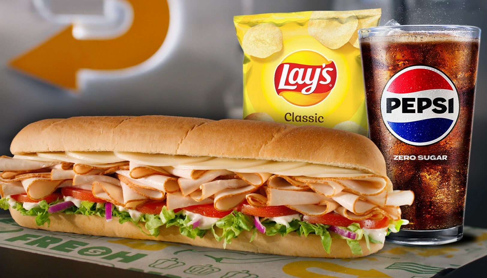 Pepsi đ&atilde; trở th&agrave;nh nh&agrave; cung cấp đồ uống duy nhất cho tất cả c&aacute;c cửa h&agrave;ng Subway ở Mỹ, thay thế Coca Cola.