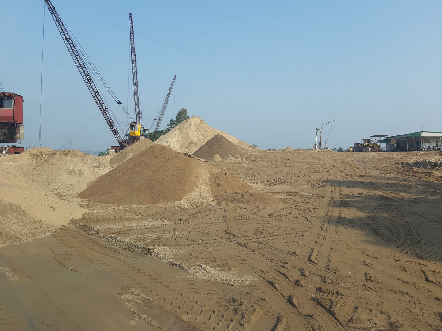 Dùng cát biển thay thế cát sông làm vật liệu san lấp phục vụ các Link Trang Chủ PG88.Com Mới #2026 cao tốc ở vùng ĐBSCL. Ảnh mang tính minh họa.