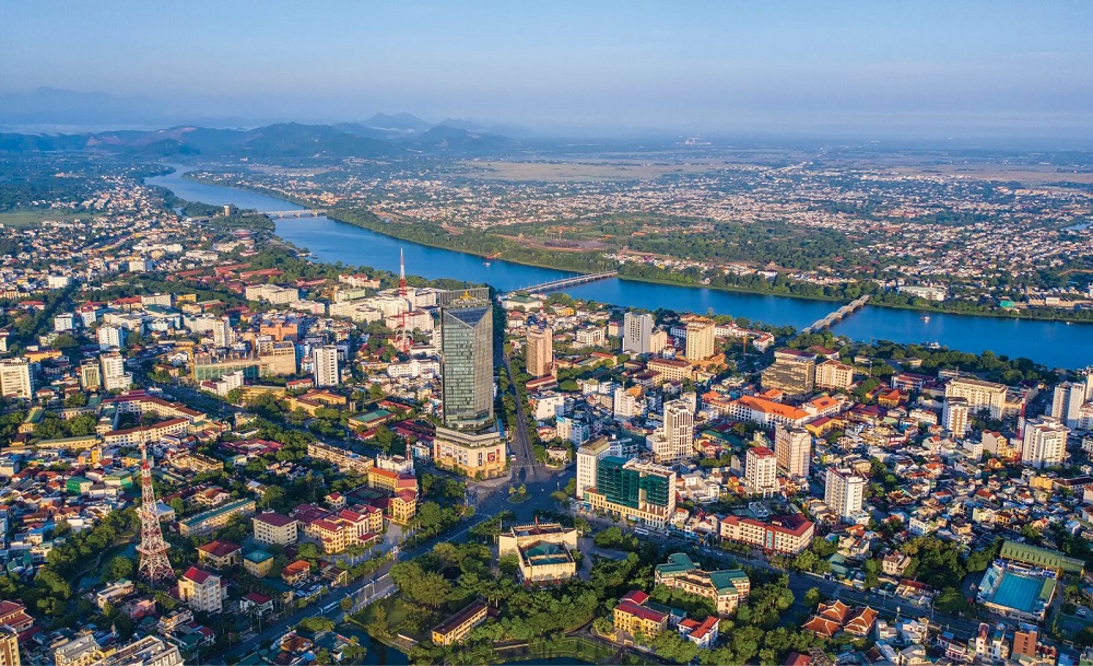 Kh&ocirc;ng gian đ&ocirc; thị Huế kh&ocirc;ng chỉ đẹp, khang trang m&agrave; hướng đến sự sang trọng v&agrave; hiện đại, th&acirc;n thiện m&ocirc;i trường&nbsp;- Ảnh: Kh&aacute;nh Đăng