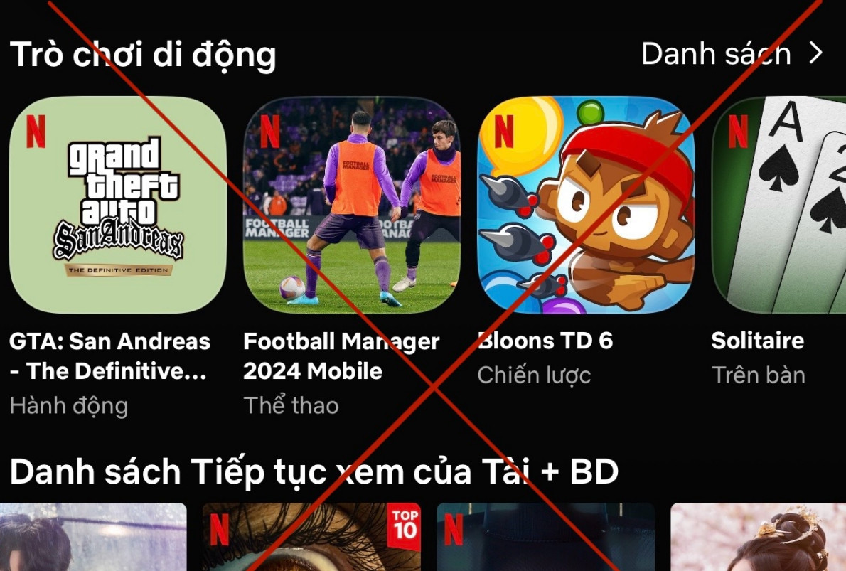 Yêu cầu Netflix dừng việc quảng cáo, phát hành game không phép tại Việt Nam