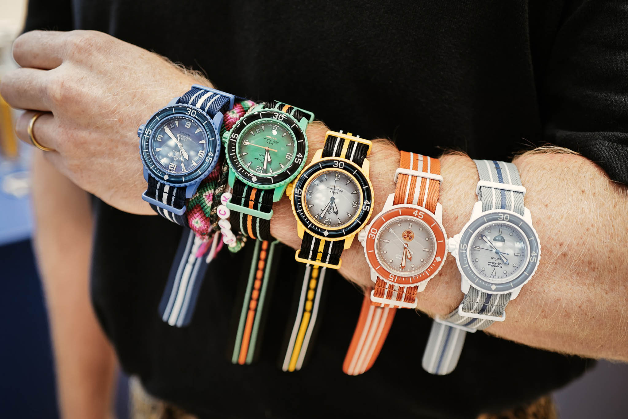 Sự hợp t&aacute;c của Blancpain với Swatch mang đến mẫu đồng hồ độc quyền nhưng kh&ocirc;ng qu&aacute; độc quyền.